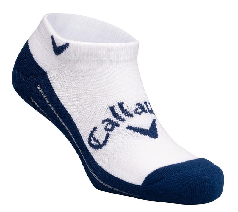 Callaway Tour Opti-Dri Low Cut heren sokken, wit/navy