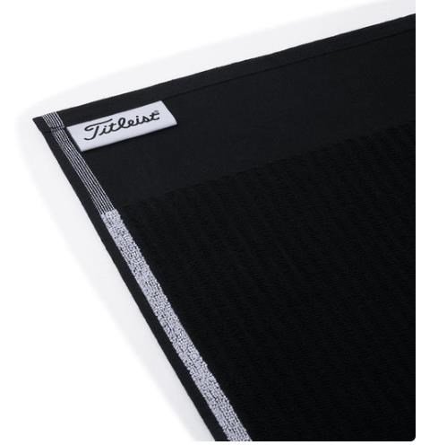 Titleist Players Terry golfhanddoek, zwart/wit