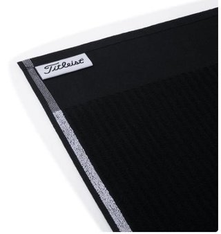 Titleist Players Terry golfhanddoek, zwart/wit