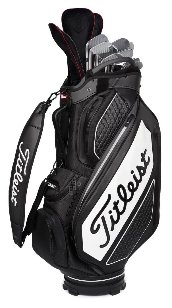 Titleist Tour Series Premium Stadry staff bag, zwart/wit