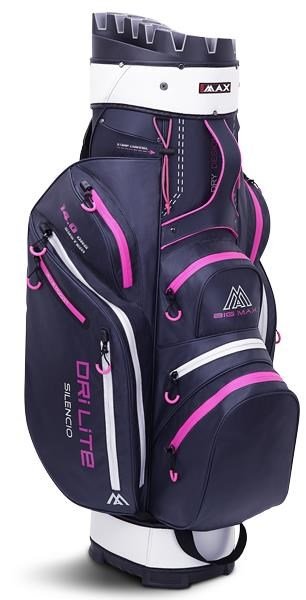 Big Max Dri Lite Silencio 2 Organizer cartbag, steel blue/silver/fuchsia