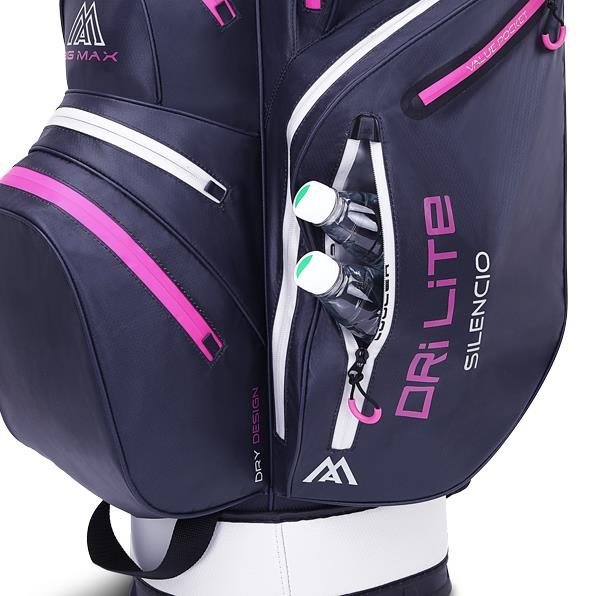 Big Max Dri Lite Silencio 2 Organizer cartbag, steel blue/silver/fuchsia