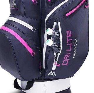 Big Max Dri Lite Silencio 2 Organizer cartbag, steel blue/silver/fuchsia