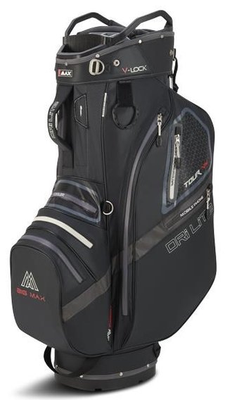 Big Max Dri Lite V-4 Organizer cartbag, zwart