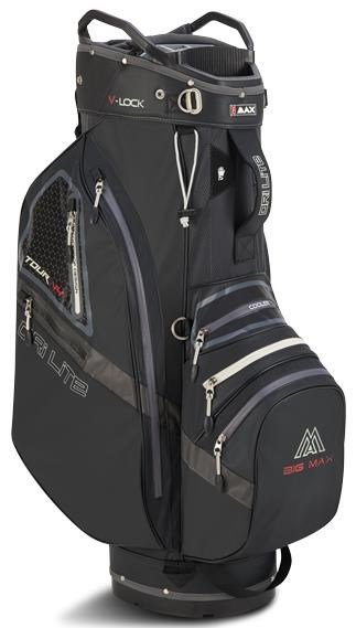 Big Max Dri Lite V-4 Organizer cartbag, zwart