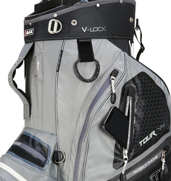 Big Max Dri Lite V-4 Organizer cart bag, grijs/zwart