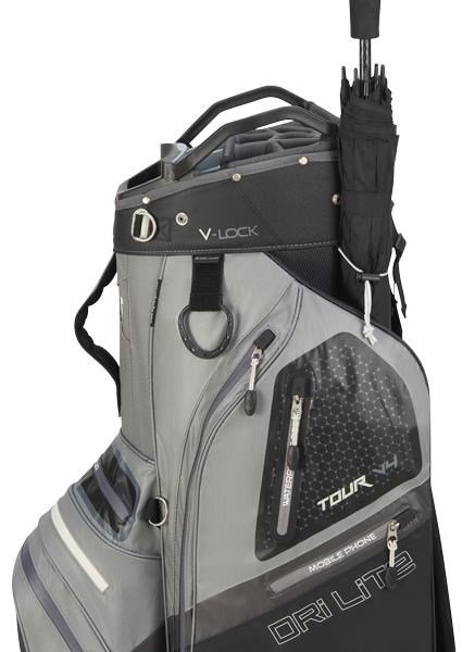 Big Max Dri Lite V-4 Organizer cart bag, grijs/zwart
