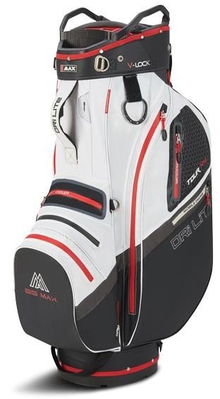 Big Max Dri Lite V-4 Organizer cart bag, zwart/wit/rood