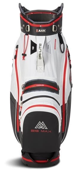 Big Max Dri Lite V-4 Organizer cart bag, zwart/wit/rood
