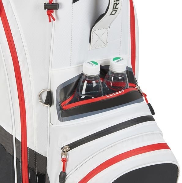Big Max Dri Lite V-4 Organizer cart bag, zwart/wit/rood