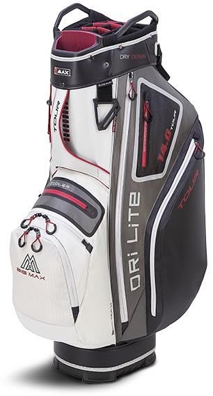Big Max Dri Lite Tour cart bag, wit/grijs/zwart/merlot