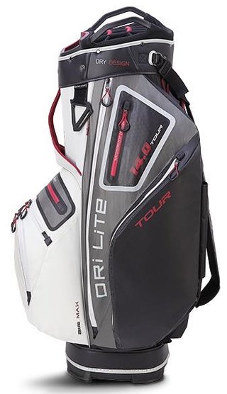 Big Max Dri Lite Tour cart bag, wit/grijs/zwart/merlot
