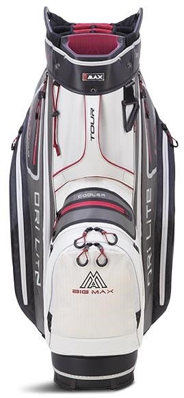 Big Max Dri Lite Tour cart bag, wit/grijs/zwart/merlot