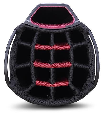 Big Max Dri Lite Tour cart bag, wit/grijs/zwart/merlot