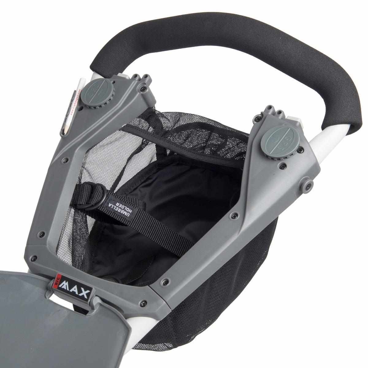 Big Max Blade Quattro manuele trolley, grijs-houtskool