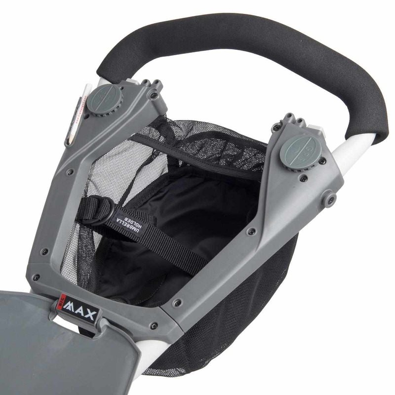 Big Max Blade Quattro manuele trolley, grijs-houtskool