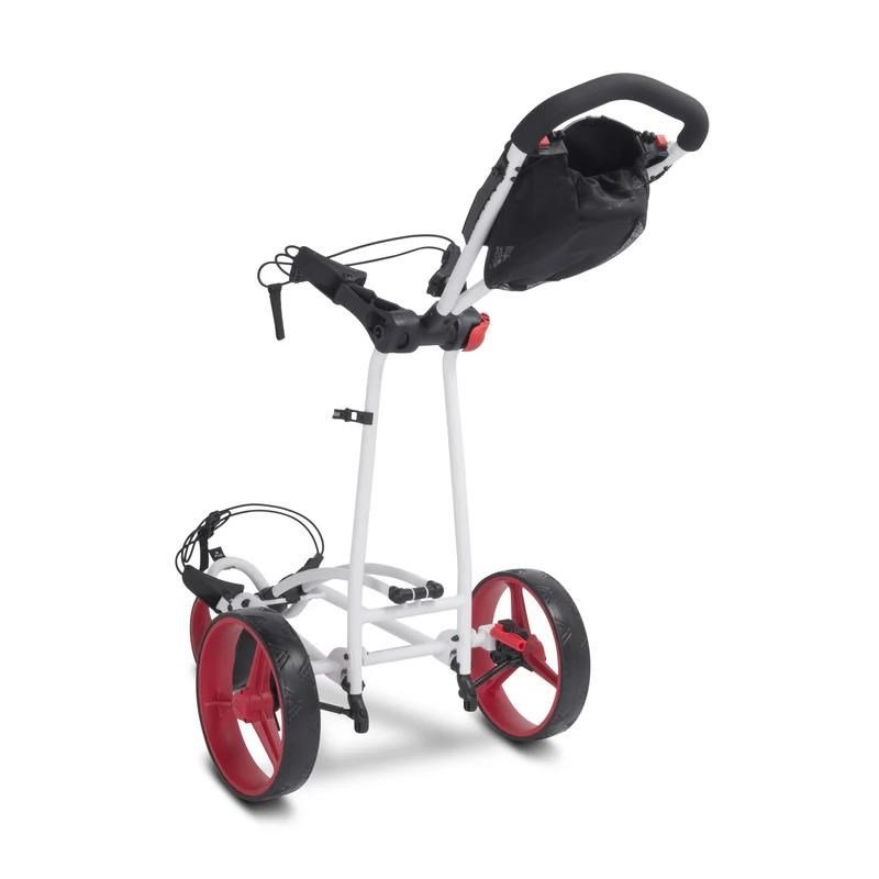 Big Max Autofold FF handtrolley, wit/rood