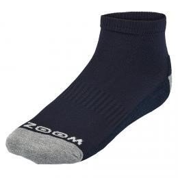 Zoom Ankle heren sokken (3 paar), navy/zilver