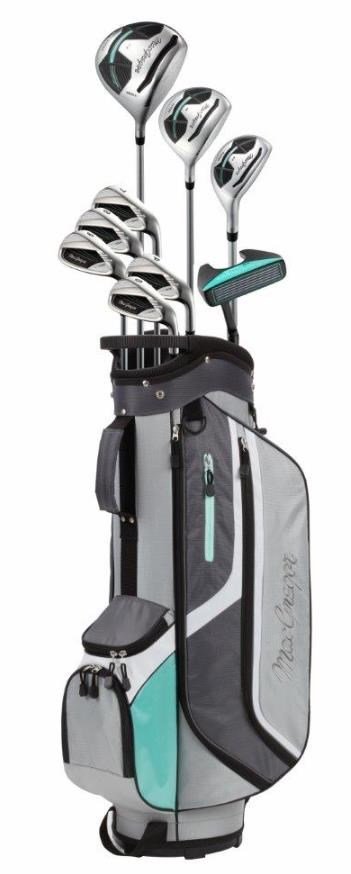 MacGregor CG3000 dames golfset, grafiet, cart bag