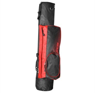 Longridge 5" pencil bag, zwart/rood