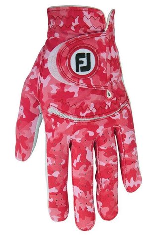 FootJoy Spectrum dames golfhandschoen, rood camo