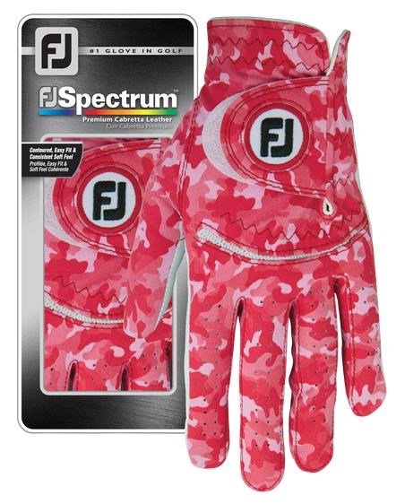FootJoy Spectrum dames golfhandschoen, rood camo