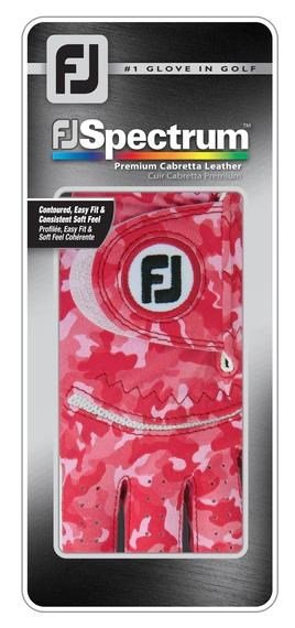 FootJoy Spectrum dames golfhandschoen, rood camo