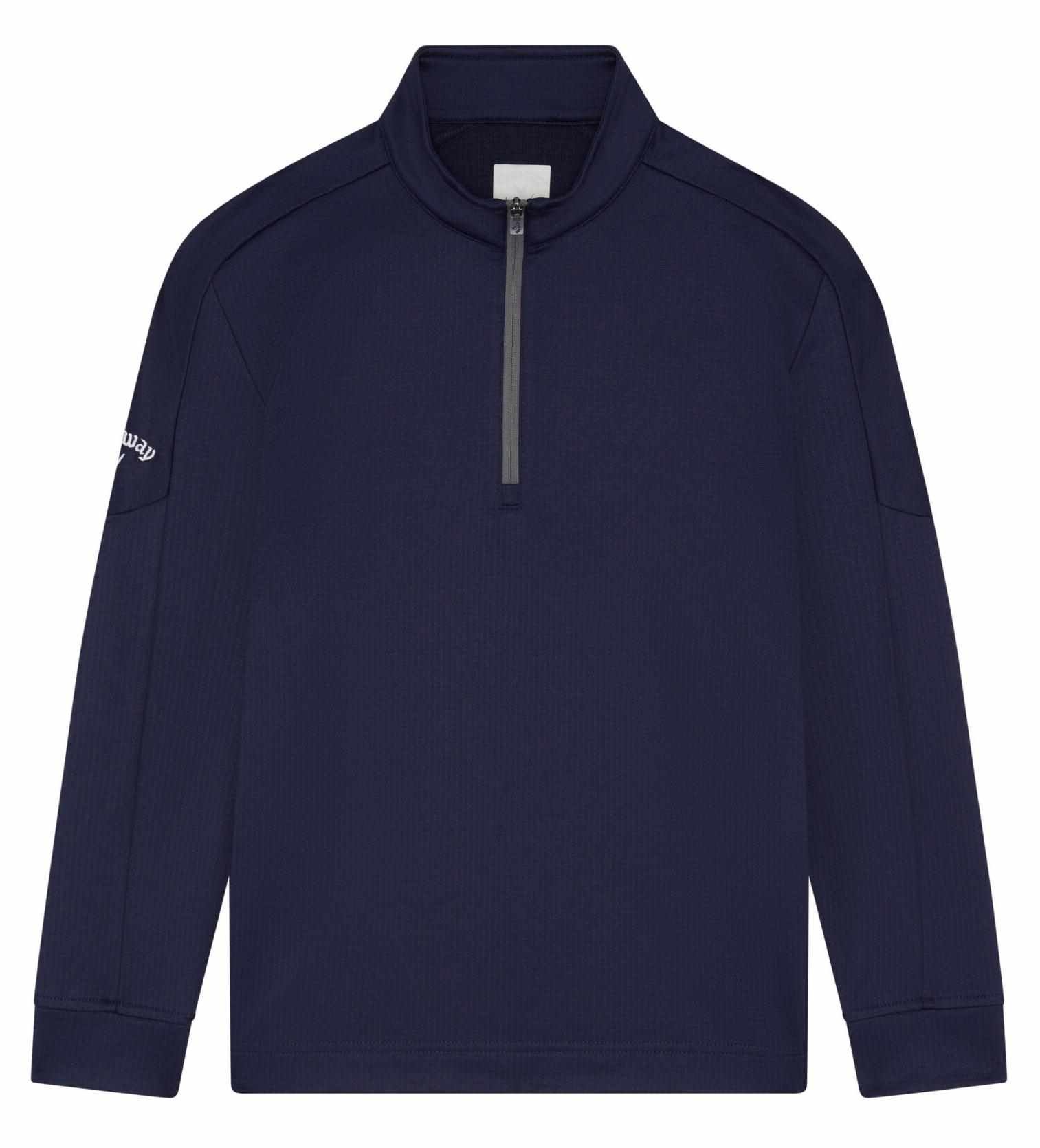 Callaway Waffle Fleece jongens sweatshirt, peacoat