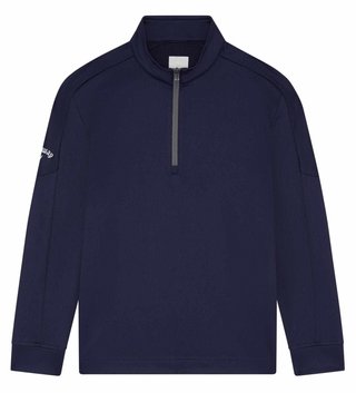 Callaway Waffle Fleece jongens sweatshirt, peacoat