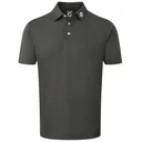 FootJoy Stretch Pique Solid heren polo, charcoal