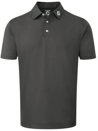 FootJoy Stretch Pique Solid heren polo, charcoal
