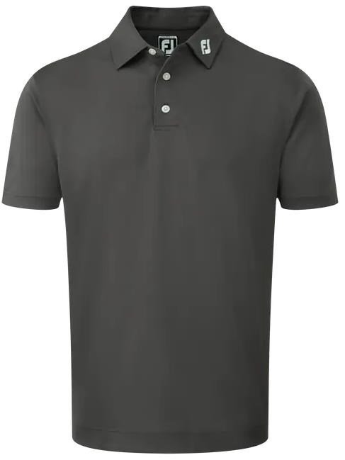 FootJoy Stretch Pique Solid heren polo, charcoal