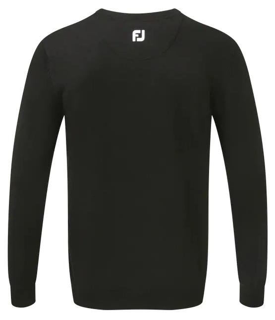 FootJoy Wool Blend V-Neck heren pullover, zwart