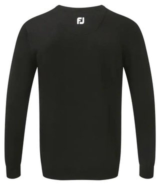 FootJoy Wool Blend V-Neck heren pullover, zwart