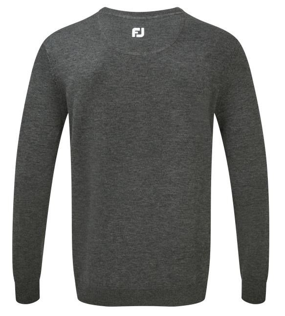 FootJoy Wool Blend V-Neck heren pullover, donkergrijs