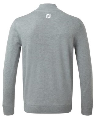 FootJoy Wool Blend 1/2 Zip Lined heren pullover, heather grey