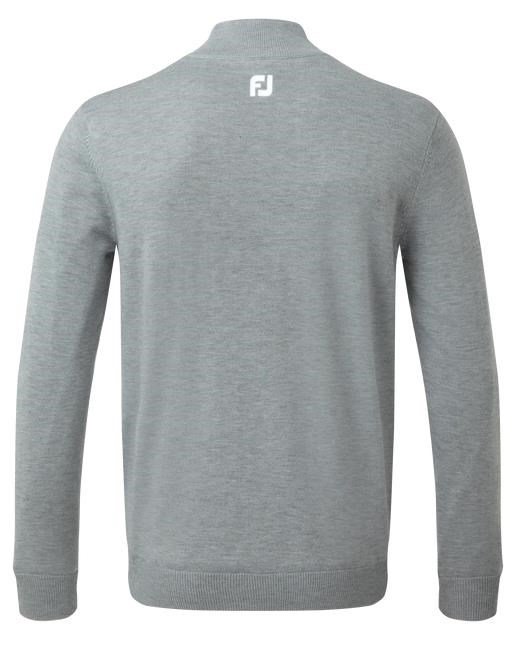 FootJoy Wool Blend 1/2 Zip Lined heren pullover, heather grey