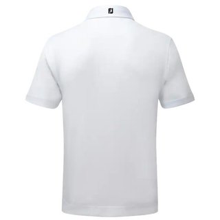 FootJoy Stretch Pique Solid heren polo, wit
