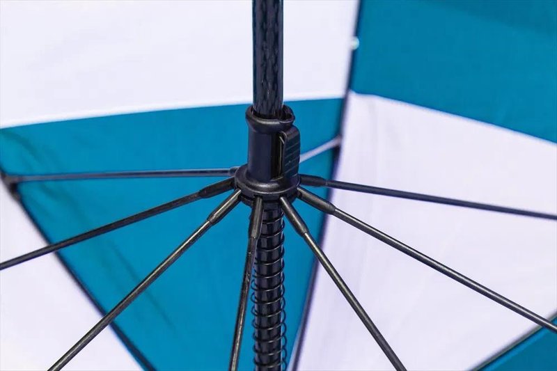 Longridge Dual Canopy paraplu 60", blauw/wit