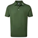 FootJoy Stretch Pique Solid heren polo, olijfgroen