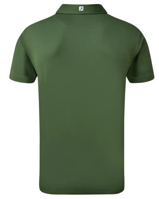 FootJoy Stretch Pique Solid heren polo, olijfgroen