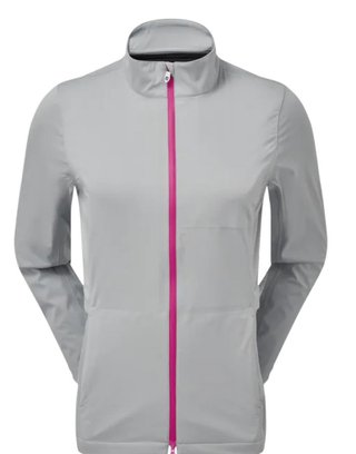 FootJoy Hydroknit dames jack, grijs/roze