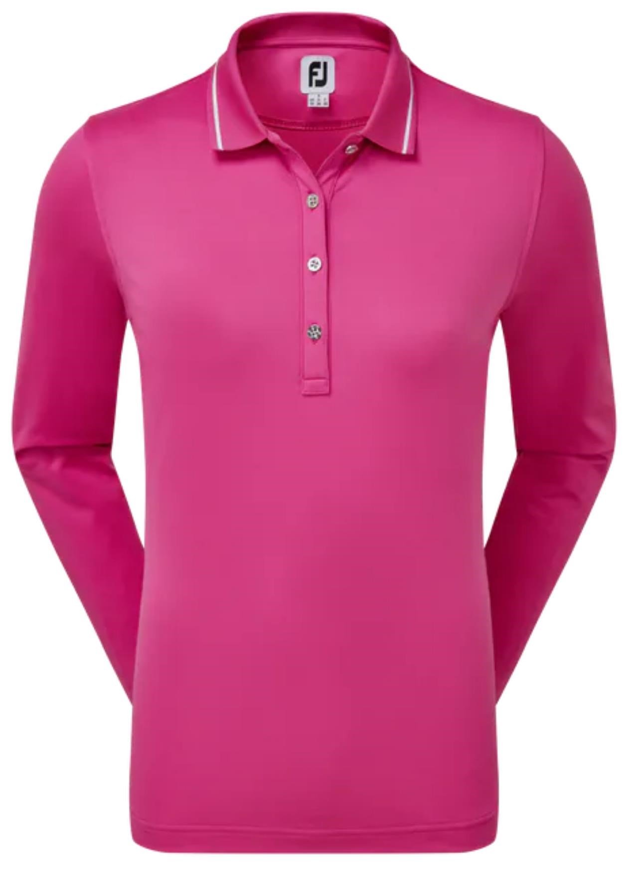 FootJoy Thermal Long Sleeved dames polo, roze