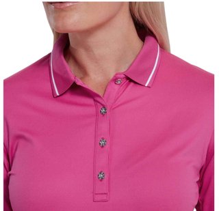 FootJoy Thermal Long Sleeved dames polo, roze