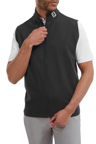 FootJoy Full-Zip Knit heren vest, zwart