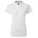 FootJoy Stretch Pique Solid dames polo, wit