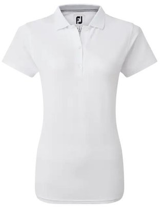 FootJoy Stretch Pique Solid dames polo, wit