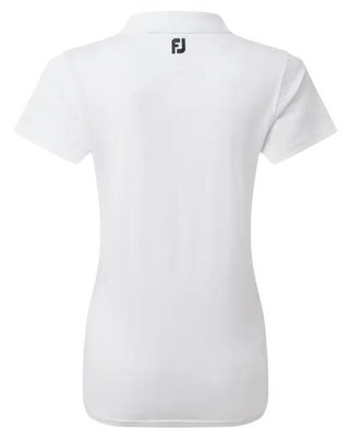 FootJoy Stretch Pique Solid dames polo, wit