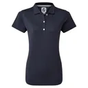 FootJoy Stretch Pique Solid dames polo, navy