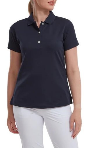 FootJoy Stretch Pique Solid dames polo, navy